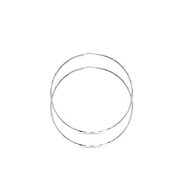 14K Gold Endless Hoop Earrings 55MM